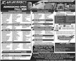 Air University Islamabad New Admissions Open For BS Program Fall 2024 (2)